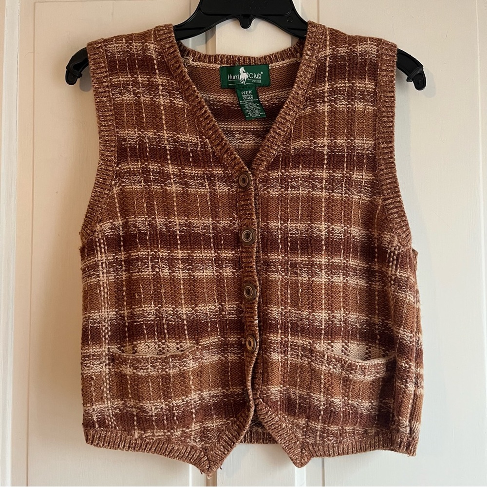 Vintage knit vest